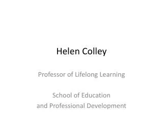 Helen Colley
