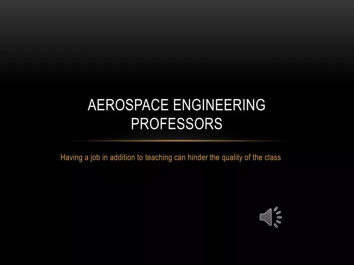 aerospace engineering professors