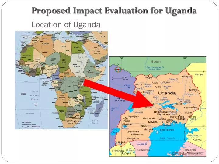 location of uganda