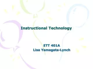 Instructional Technology