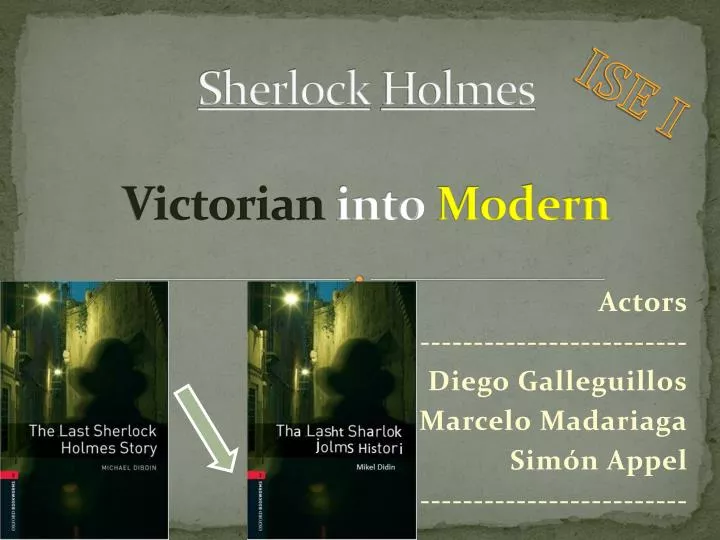 sherlock holmes victorian into modern