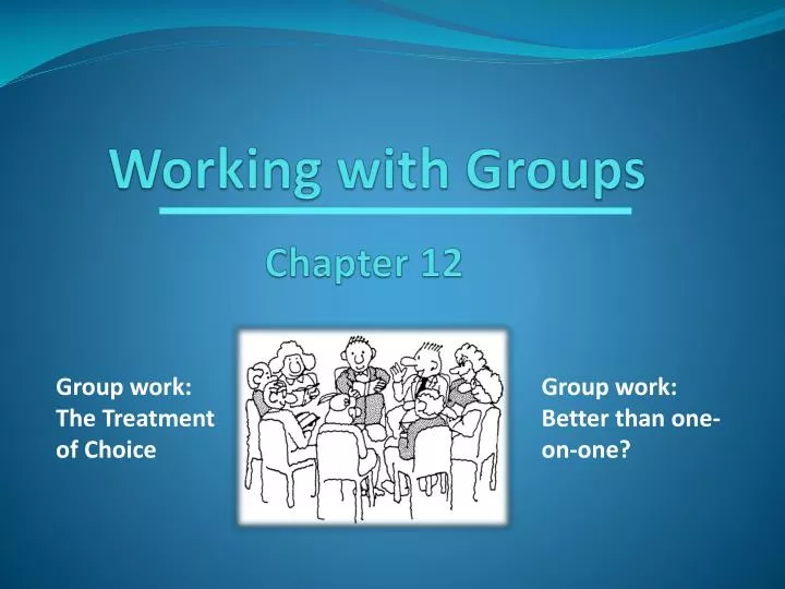 working with groups