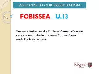 FOBISSEA U.13