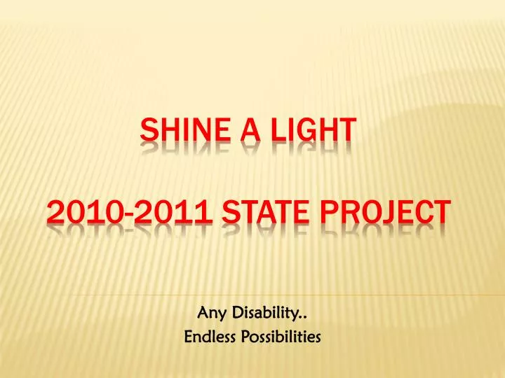 any disability endless possibilities