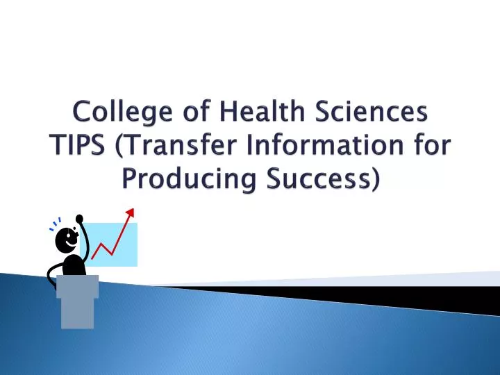 college of health sciences tips transfer information for producing success