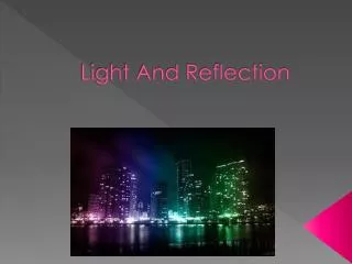 light and reflection