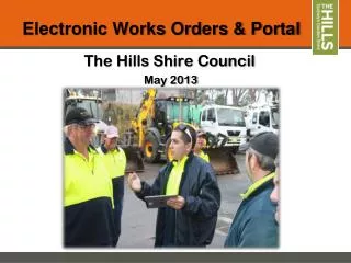 Electronic Works Orders &amp; Portal