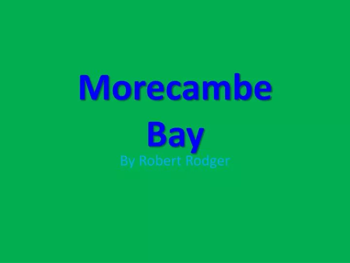 morecambe bay