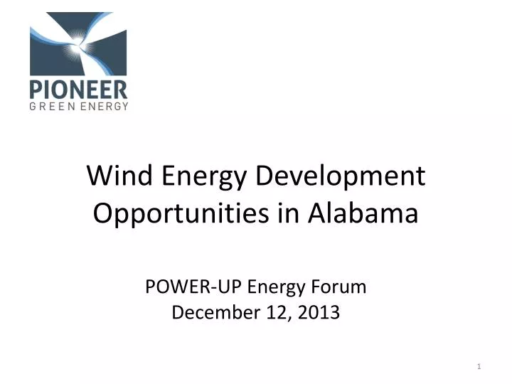 wind energy development opportunities in alabama
