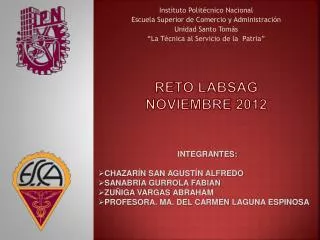 reto labsag noviembre 2012