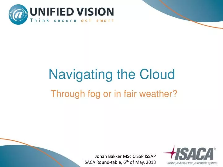 navigating the cloud