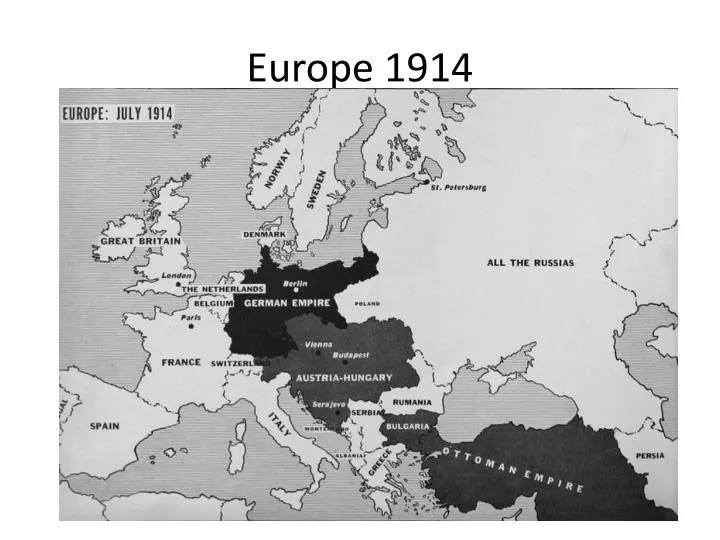 europe 1914