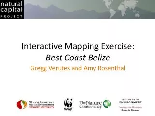 Interactive Mapping Exercise: Best Coast Belize