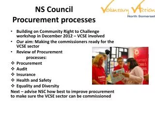 NS Council Procurement processes