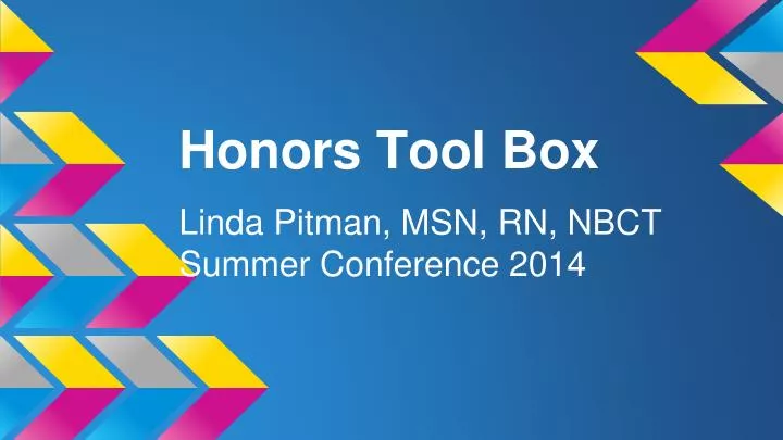 honors tool box