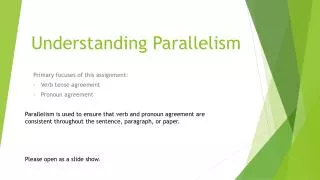 Understanding Parallelism