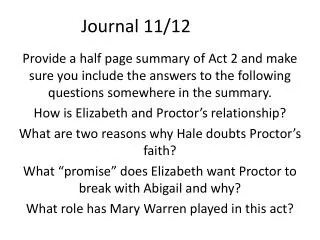 journal 11 12