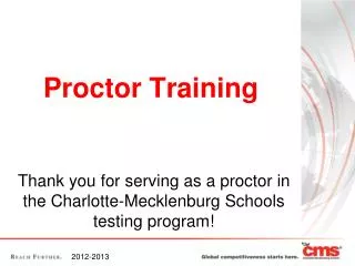 Proctor Training