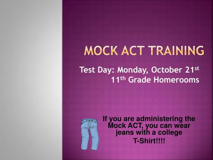 mock act training