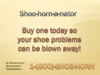 Shoo-horn-a- nator