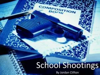 School Shootings By Jordan Clifton