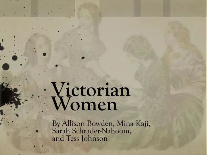 victorian women