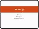 AS Biology