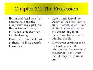 Ch a pter 22: The Procession