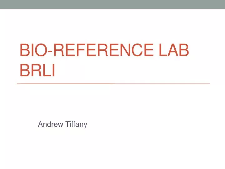 bio reference lab brli