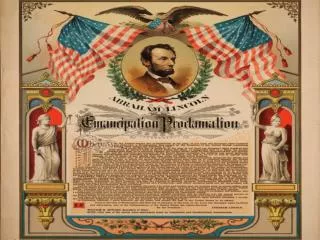 emancipation proclamation