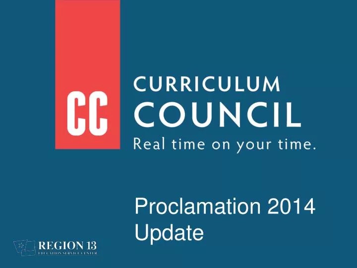 proclamation 2014 update