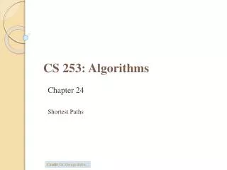 cs 253 algorithms