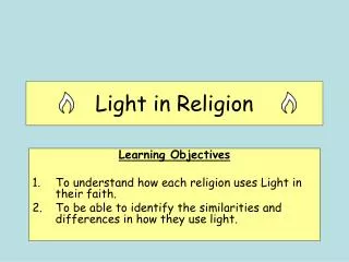 Light in Religion