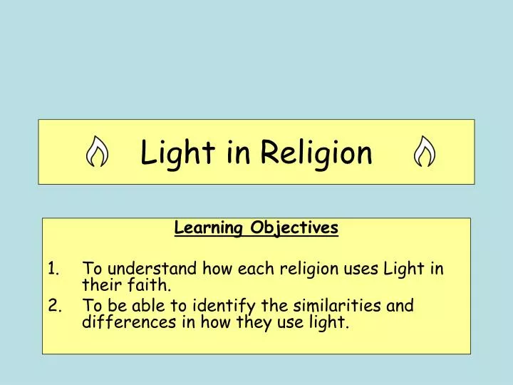 light in religion
