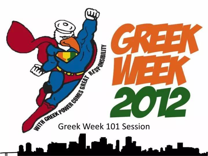 greek week 101 session