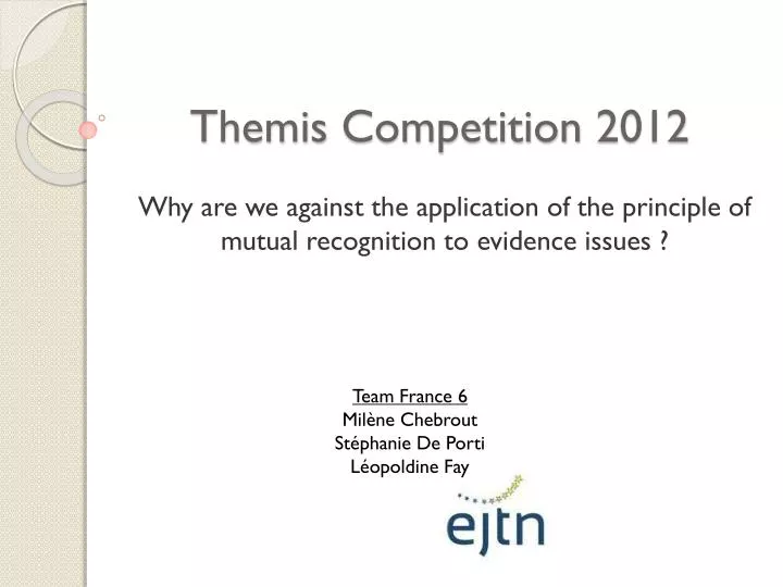themis competition 2012