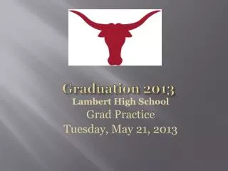 Graduation 2013