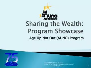 Sharing the Wealth: Program Showcase