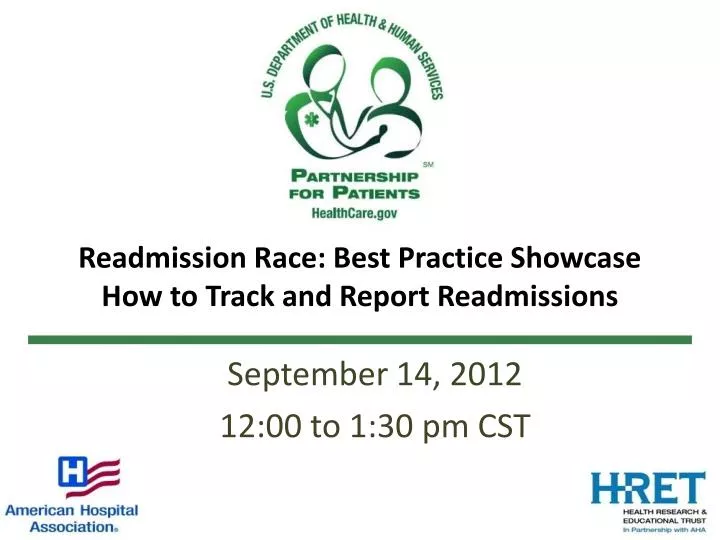 readmission race best practice showcase how to track and report readmissions