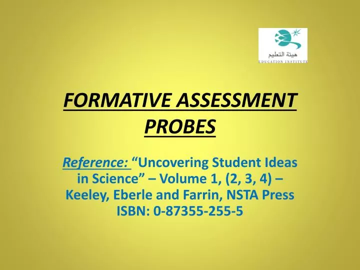 formative assessment probes