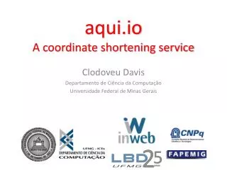 aqui.io A coordinate shortening service