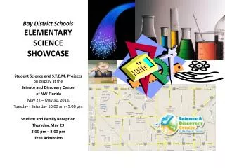 Bay District Schools ELEMENTARY SCIENCE SHOWCASE