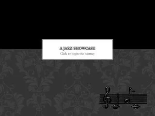 a jazz showcase
