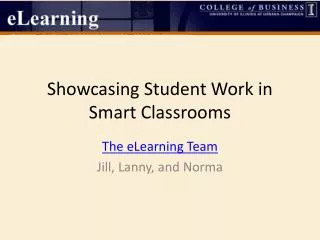 Showcasing Student Work in Smart Classrooms