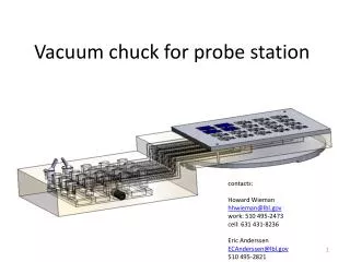 Vacuum chuck for probe station