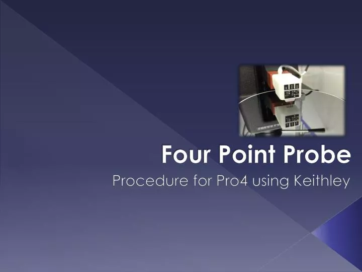 four point probe