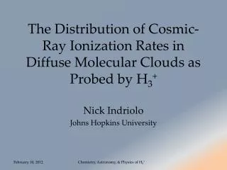 The Distribution of Cosmic-Ray Ionization Rates in Diffuse Molecular Clouds as Probed by H 3 +