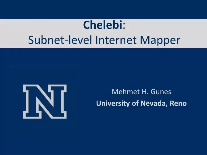 chelebi subnet level internet mapper
