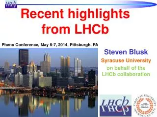 Recent highlights from LHCb