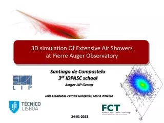 3D simulation Of Extensive Air Showers at Pierre Auger Observatory